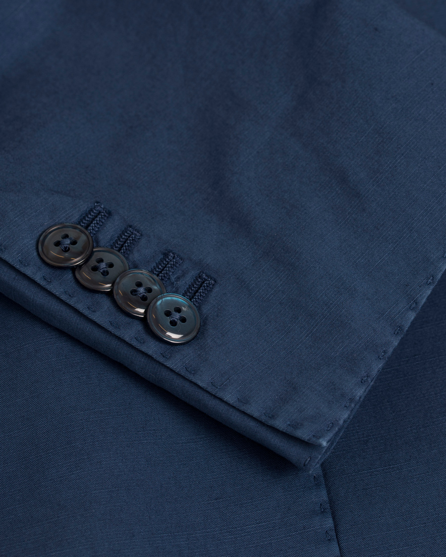 Homme | Blazers | L.B.M. 1911 | Jack Regular Cotton/Linen Blazer Blue