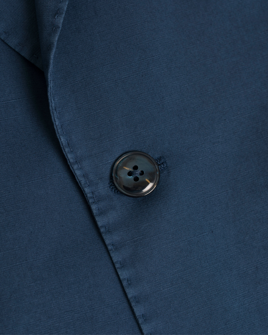 Homme | Blazers | L.B.M. 1911 | Jack Regular Cotton/Linen Blazer Blue