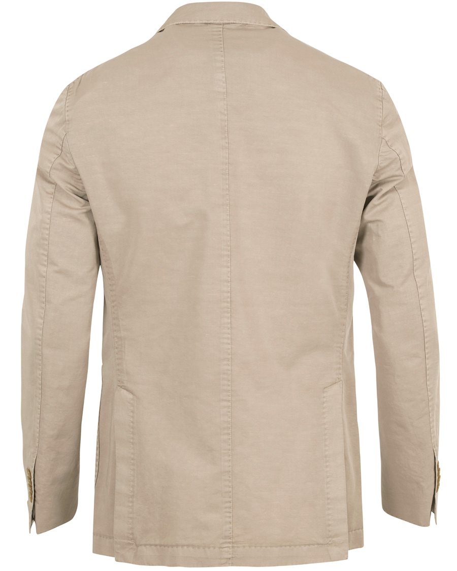 Heren | Blazers | L.B.M. 1911 | Jack Regular Cotton/Linen Blazer Light Khaki