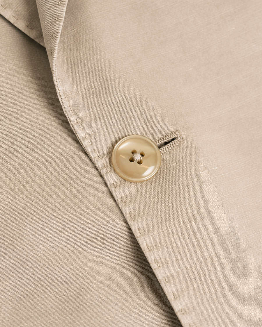 Heren | Blazers | L.B.M. 1911 | Jack Regular Cotton/Linen Blazer Light Khaki