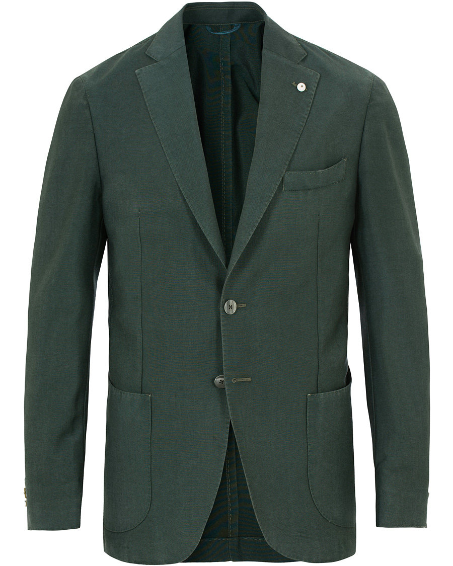Heren | Blazers | L.B.M. 1911 | Jack Regular Vintage Wool/Mohair Blazer Green