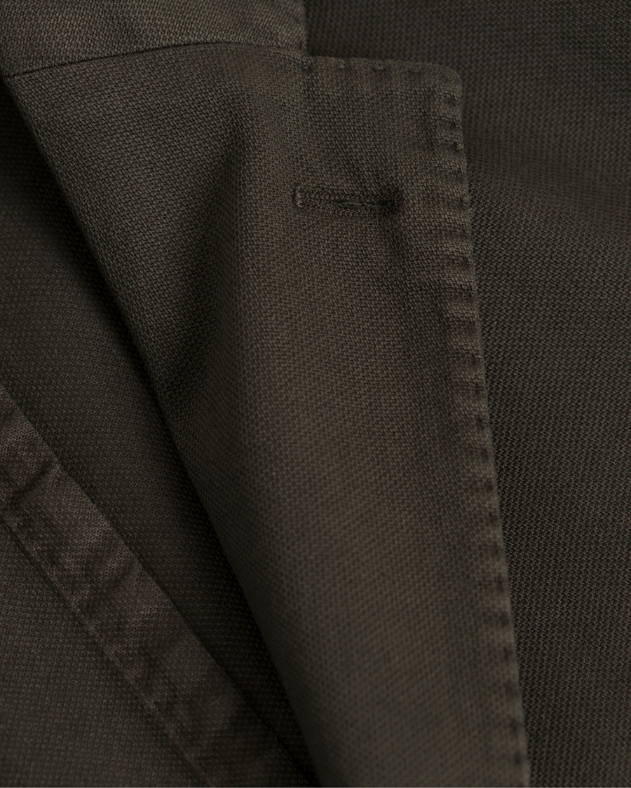 Homme | Blazers | Boglioli | K Jacket Stretch Cotton Blazer Dark Green