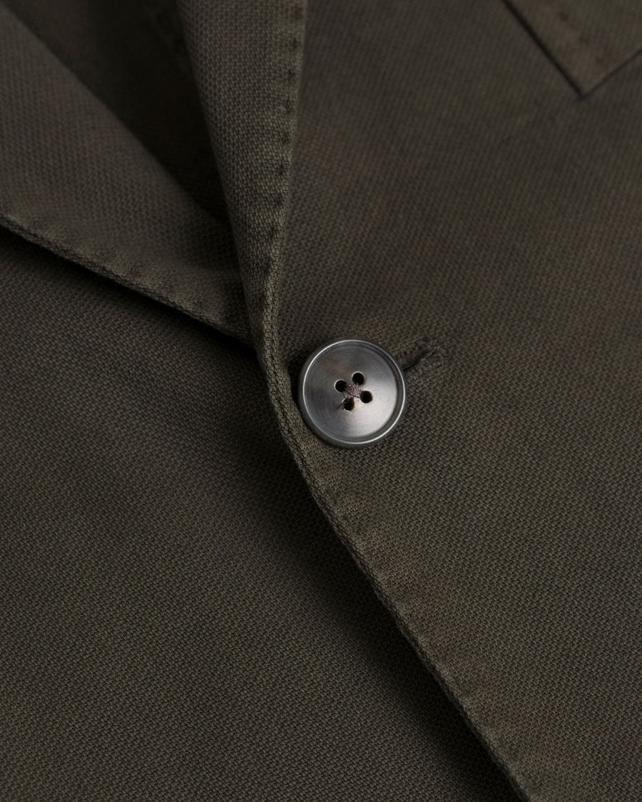 Homme | Blazers | Boglioli | K Jacket Stretch Cotton Blazer Dark Green