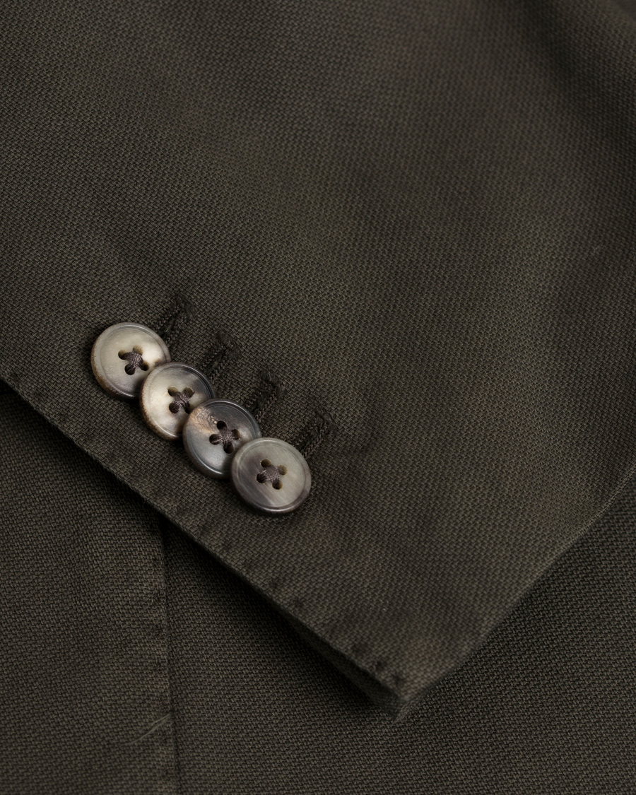 Homme | Blazers | Boglioli | K Jacket Stretch Cotton Blazer Dark Green