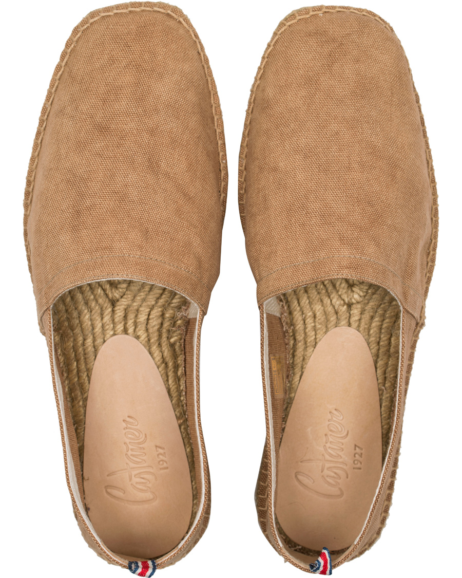 Homme | Castañer Pablo Washed Canvas Espadrilles Tostado | Castañer | Pablo Washed Canvas Espadrilles Tostado