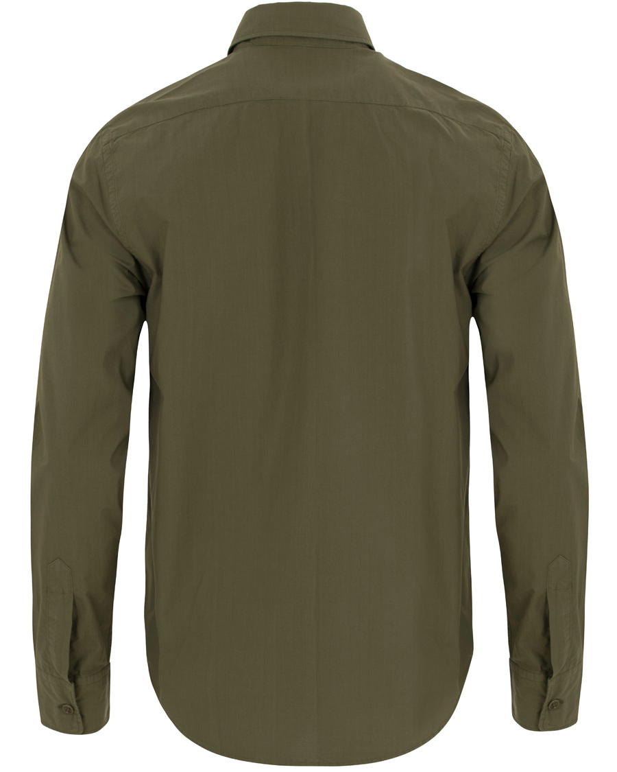 Homme | Chemises | Aspesi | Popover Pocket Shirt Army Green