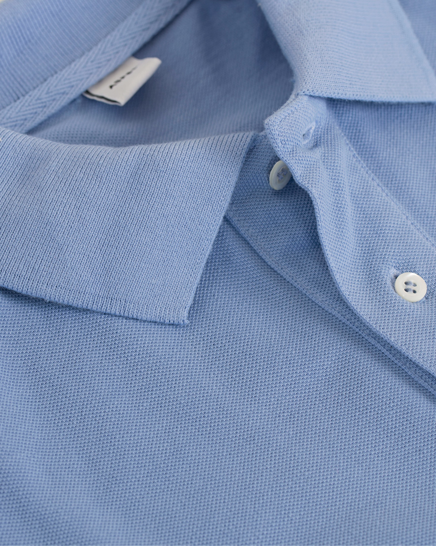 Homme | Polos | Aspesi | Logo Polo Light Blue