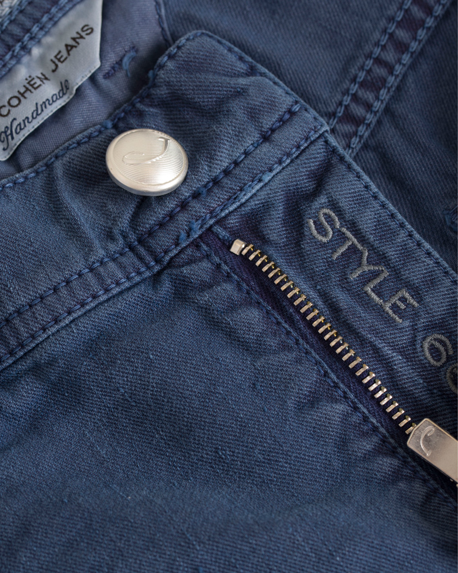 Homme | Shorts | Jacob Cohën | Jacob Cohen Linen/Cotton Shorts Blue