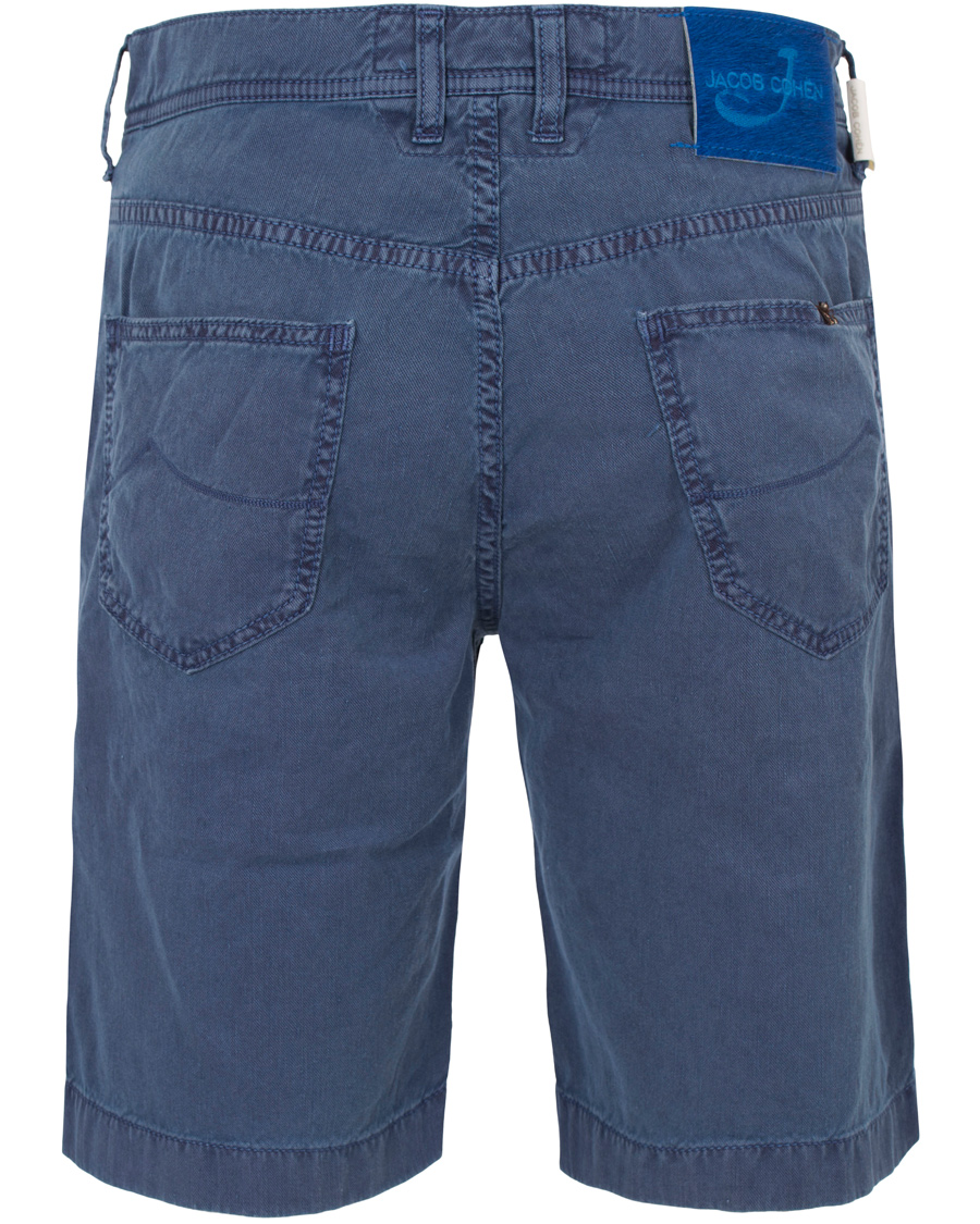 Homme | Shorts | Jacob Cohën | Jacob Cohen Linen/Cotton Shorts Blue