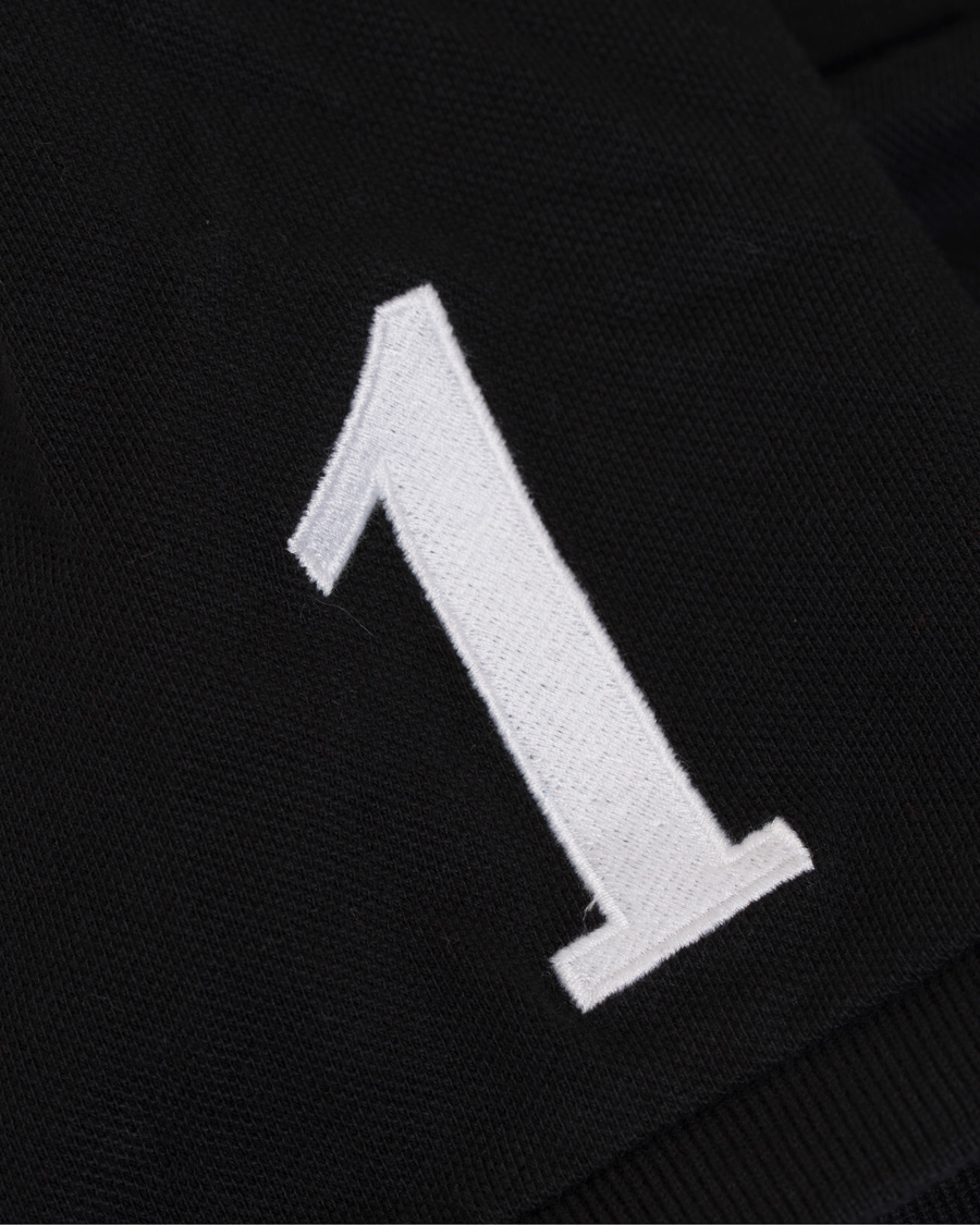 Heren | Polo's | Polo Ralph Lauren | Custom Fit Big Pony Diagonal Stripe Polo Black/White