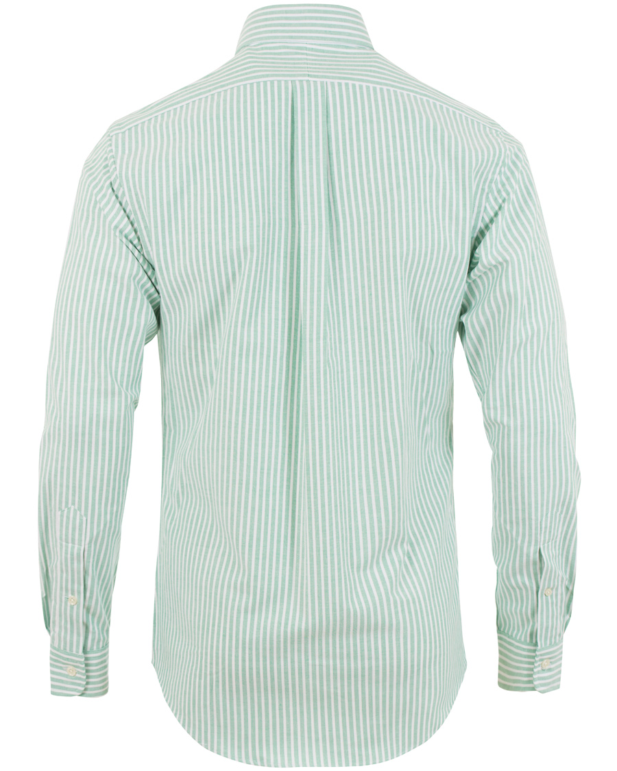 Homme | Chemises | Polo Ralph Lauren | Slim Fit Oxford Stretch Stripe Shirt Green/White