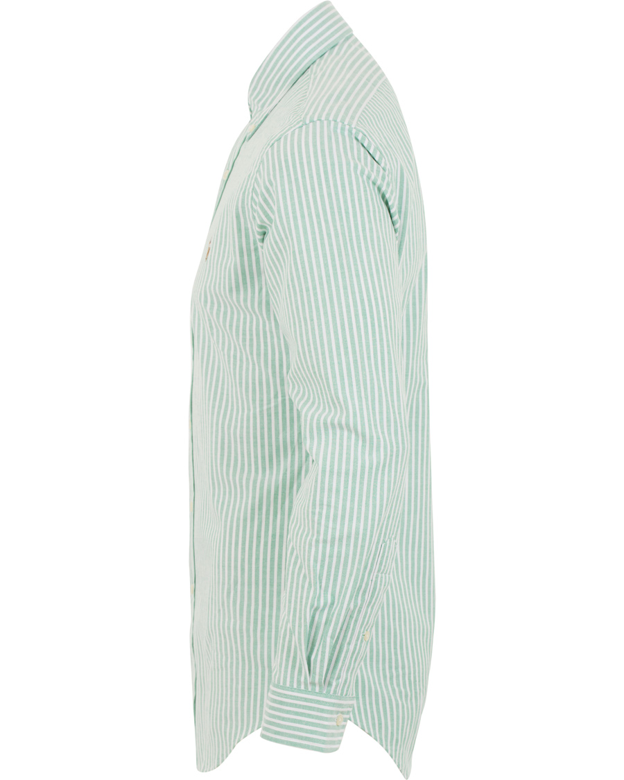 Homme | Chemises | Polo Ralph Lauren | Slim Fit Oxford Stretch Stripe Shirt Green/White