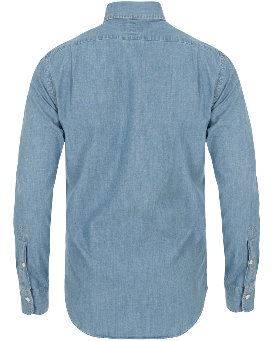 Homme | Chemises | Polo Ralph Lauren | Slim Fit Chambray Shirt Indigo