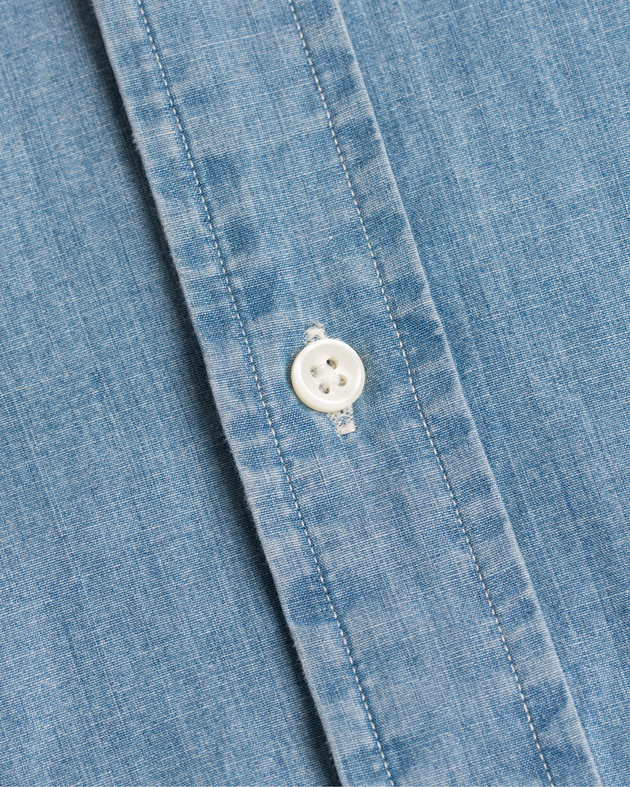 Homme | Chemises | Polo Ralph Lauren | Slim Fit Chambray Shirt Indigo