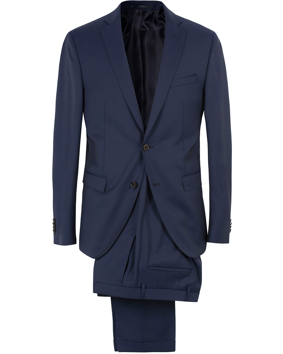 Homme | Costumes | BOSS BLACK | BOSS Reyno/Wave Wool Suit Dark Blue