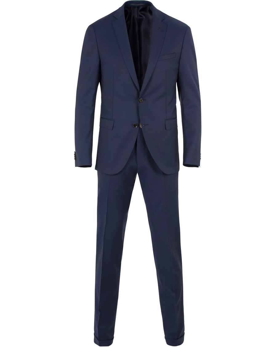 Homme | Costumes | BOSS BLACK | BOSS Reyno/Wave Wool Suit Dark Blue