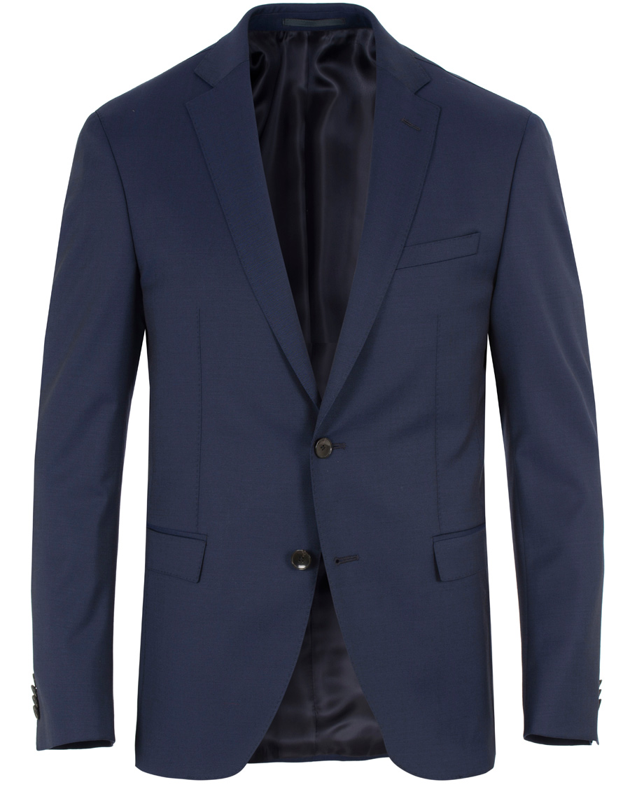 Homme | Costumes | BOSS BLACK | BOSS Reyno/Wave Wool Suit Dark Blue