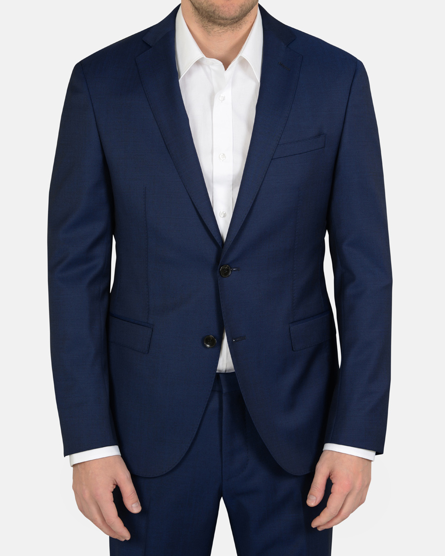 Homme | Costumes | BOSS BLACK | BOSS Reyno/Wave Wool Suit Dark Blue