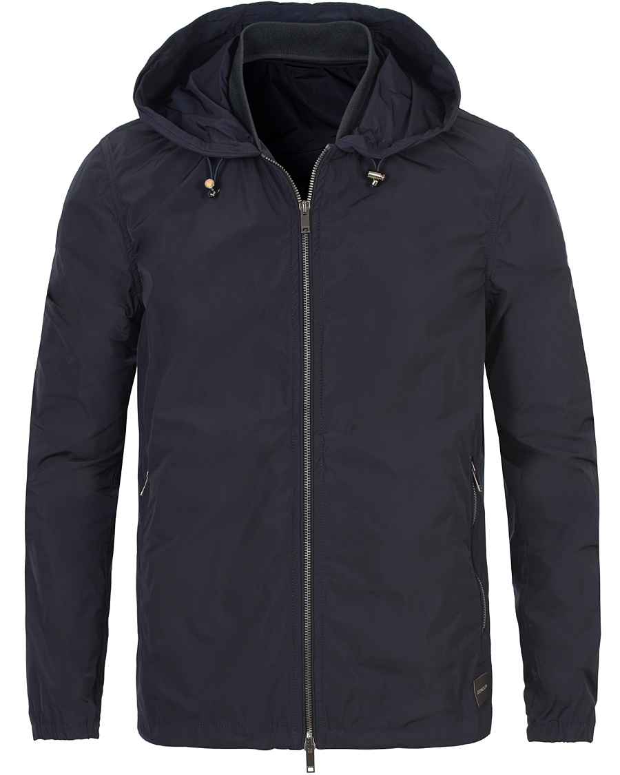 Homme | Manteaux Et Vestes | Dondup | Hooded Nylon Jacket Navy