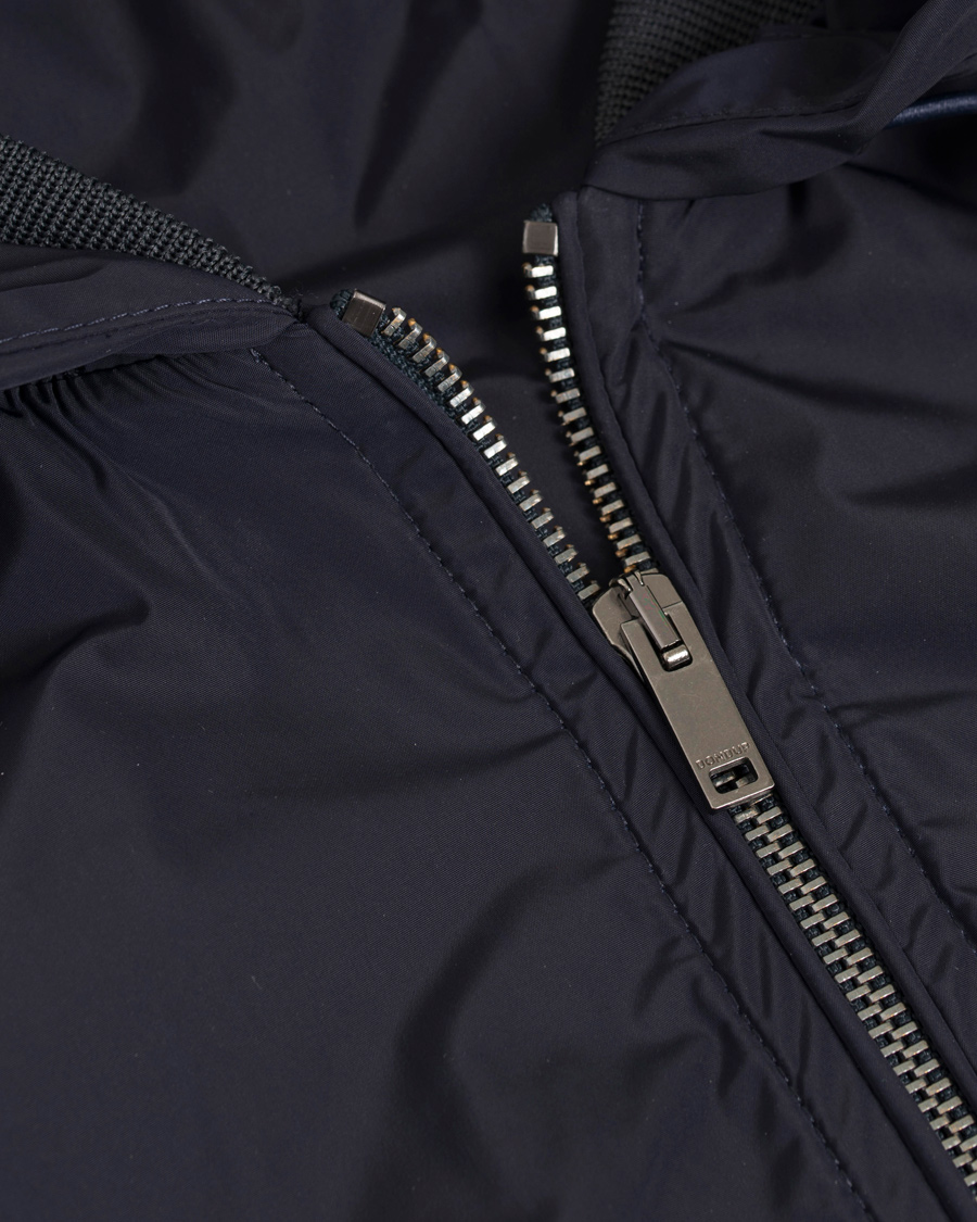 Homme | Manteaux Et Vestes | Dondup | Hooded Nylon Jacket Navy