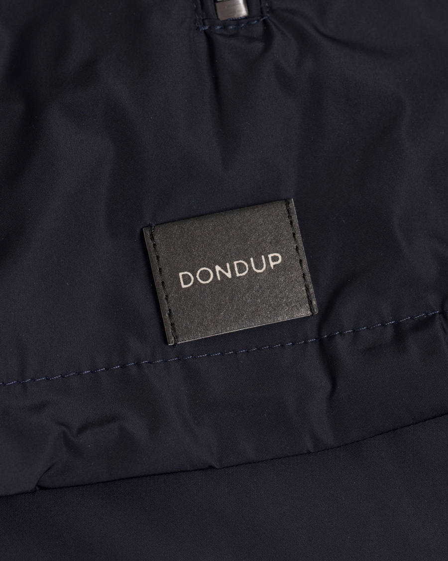 Homme | Manteaux Et Vestes | Dondup | Hooded Nylon Jacket Navy
