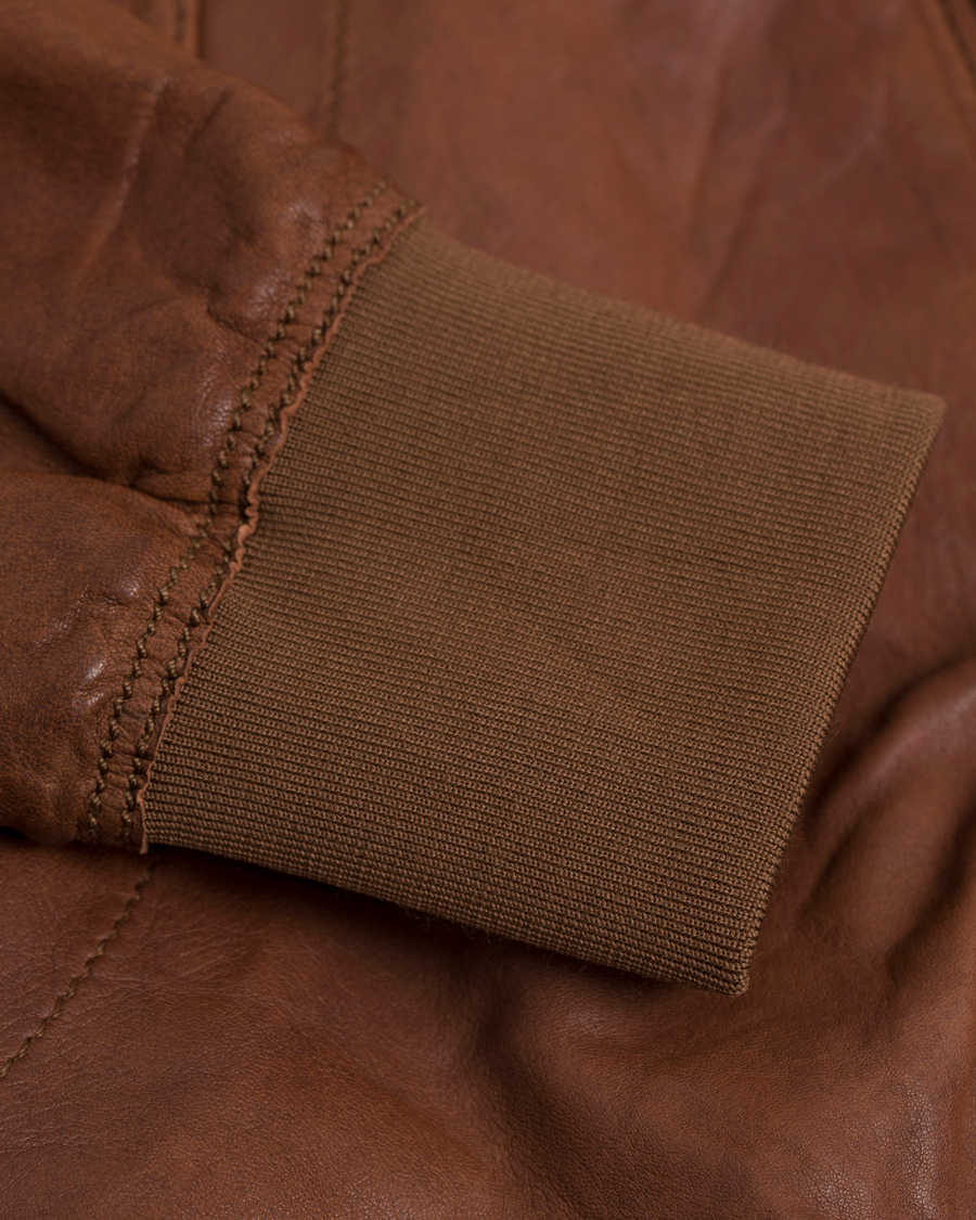 Heren | Jassen | Parajumpers | Brigadier Leather Jacket Cognac