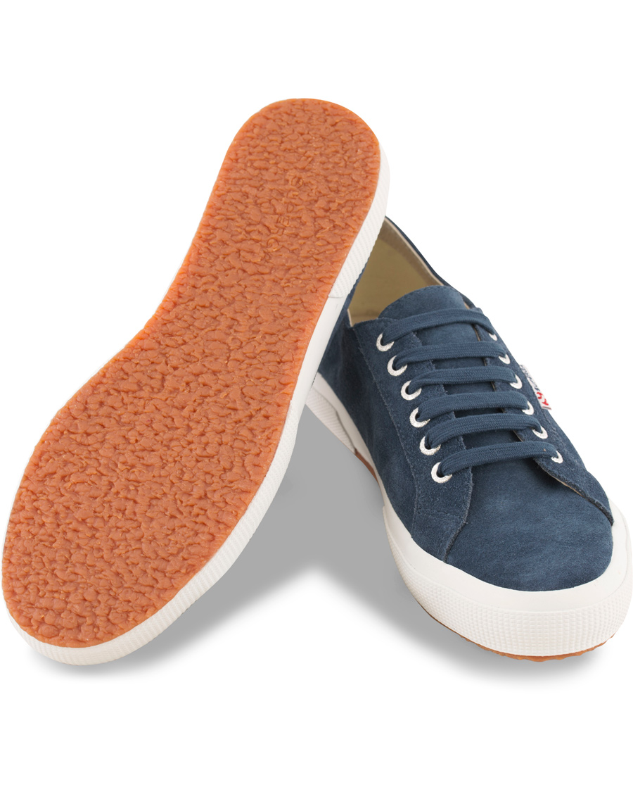 Homme | Superga Suede Sneaker Blue Night Shadow | Superga | Suede Sneaker Blue Night Shadow