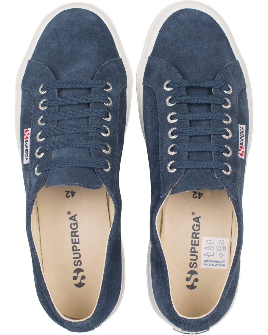 Homme | Superga Suede Sneaker Blue Night Shadow | Superga | Suede Sneaker Blue Night Shadow