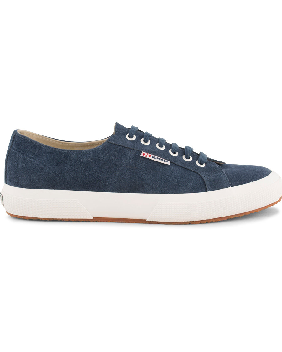 Homme | Superga Suede Sneaker Blue Night Shadow | Superga | Suede Sneaker Blue Night Shadow
