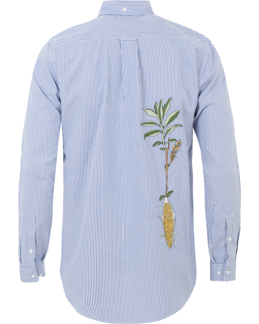 Homme | Chemises | GANT Rugger | Dreamy Oxford Embroidery Banker Loose Fit Shirt Crispy Blue
