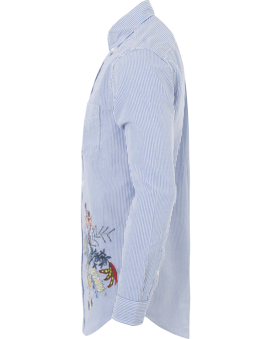 Homme | Chemises | GANT Rugger | Dreamy Oxford Embroidery Banker Loose Fit Shirt Crispy Blue