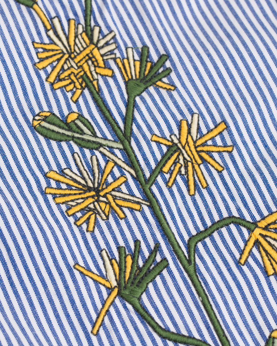 Homme | Chemises | GANT Rugger | Dreamy Oxford Embroidery Banker Loose Fit Shirt Crispy Blue
