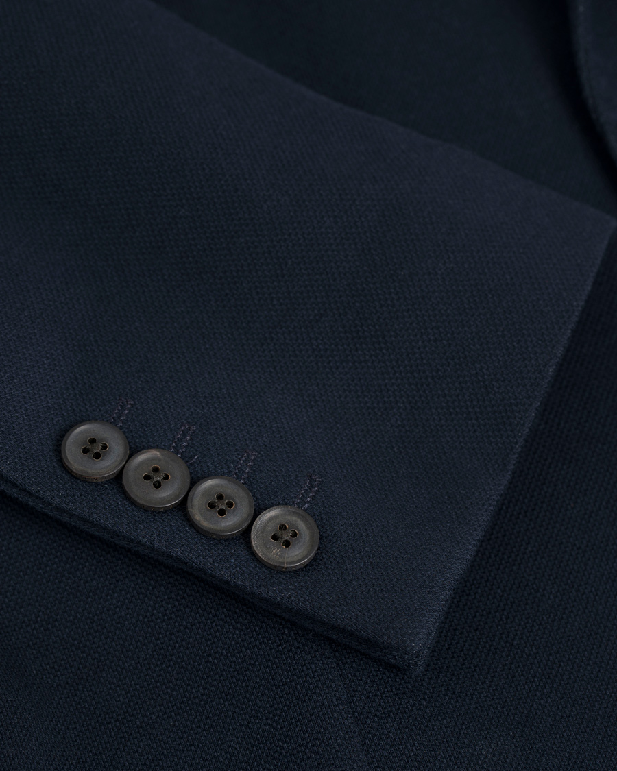 Heren | Blazers | GANT | Weekender Fit Cotton Pique Blazer Navy