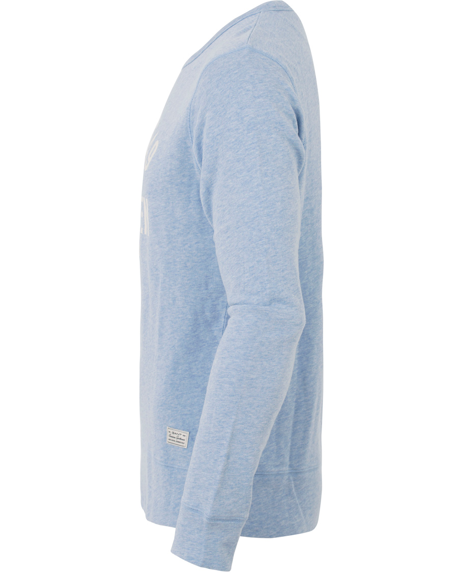 Heren | Truien | GANT | New Haven Sweatshirt Frost Blue Melange