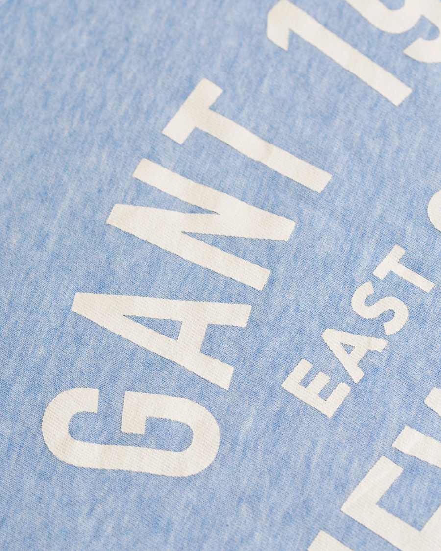 Heren | Truien | GANT | New Haven Sweatshirt Frost Blue Melange
