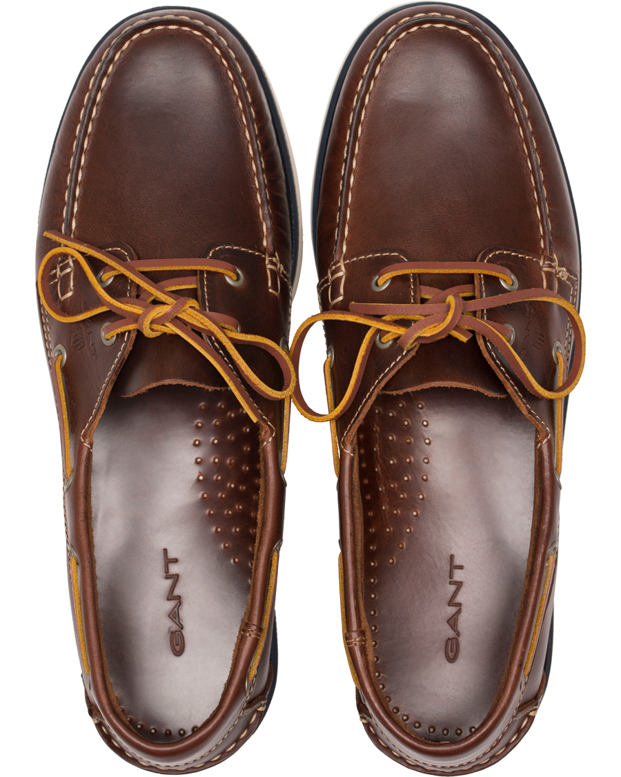Homme | GANT Prince Leather Boat Shoe Cognac | GANT | Prince Leather Boat Shoe Cognac