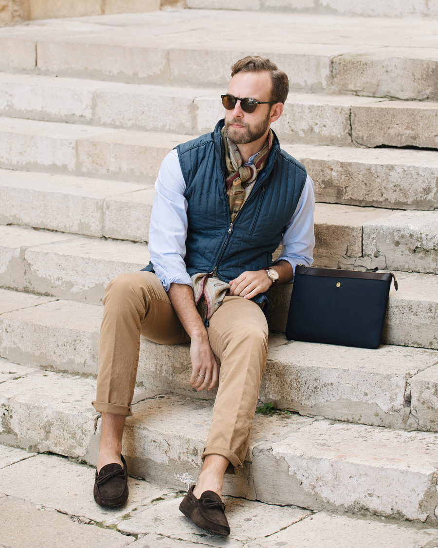 Homme | Manteaux Et Vestes | Hackett | Channel Waistcoat Navy