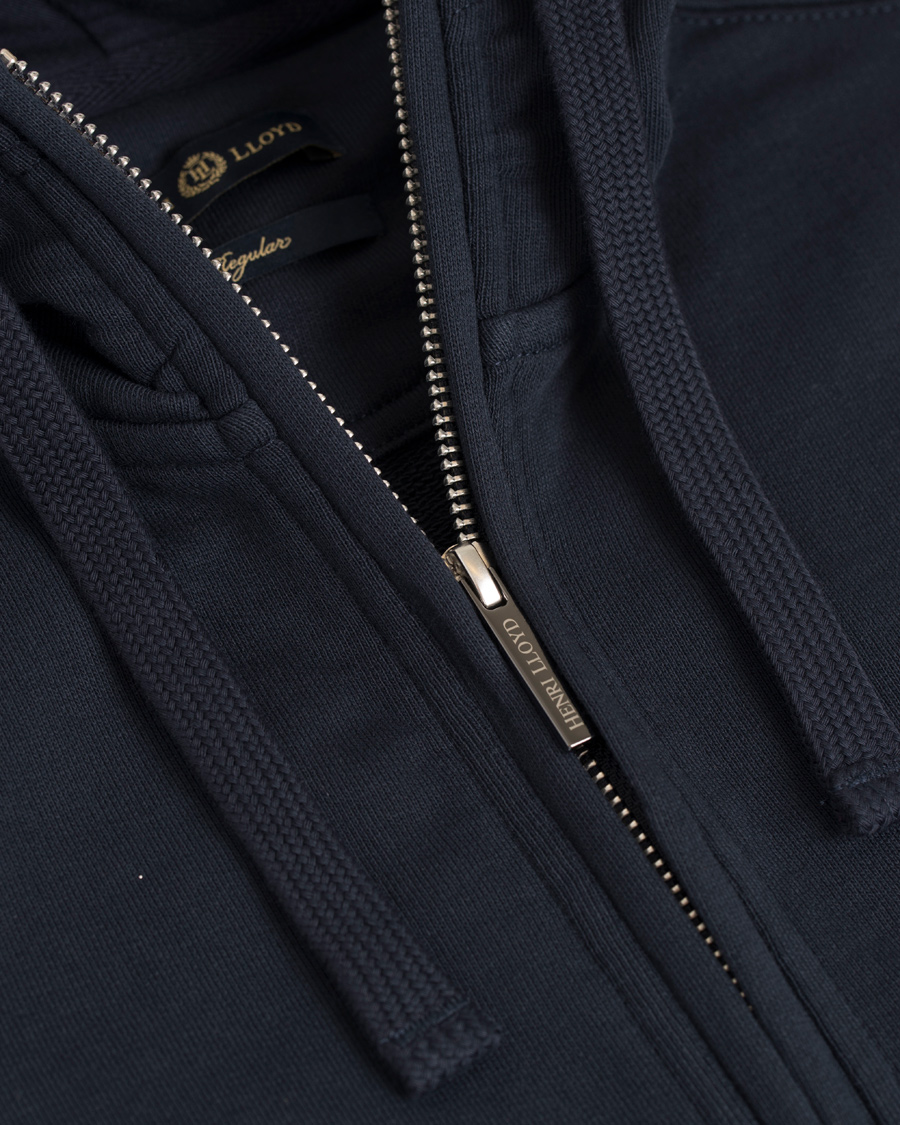 Heren | Truien | Henri-Lloyd | Henri Lloyd Bredgar Full Zip Hoodie Navy