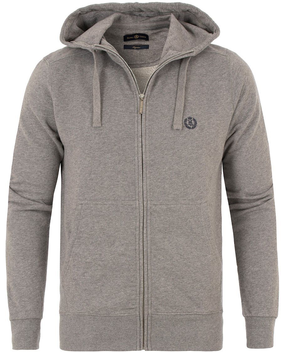Homme | Pulls Et Tricots | Henri-Lloyd | Henri Lloyd Bredgar Full Zip Hoodie Grey Marl