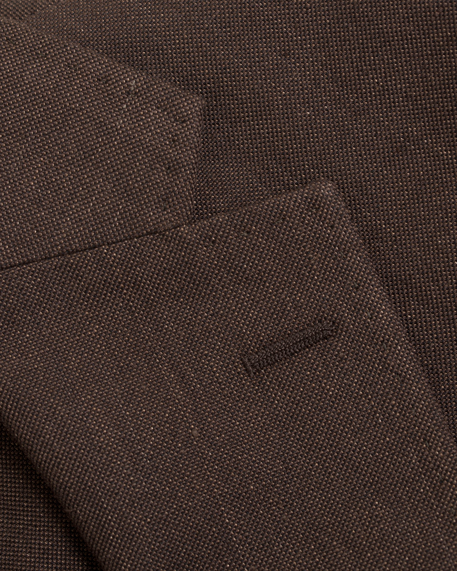 Homme | Blazers | Morris Heritage | Frank Oxford Linen/Cotton Blazer Brown