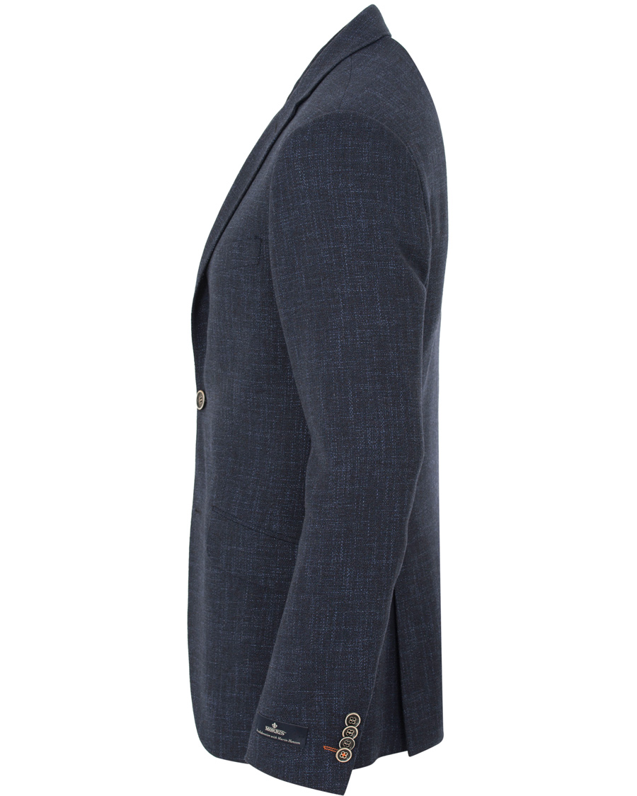 Heren | Blazers | Morris | Simon Melange Blazer Navy