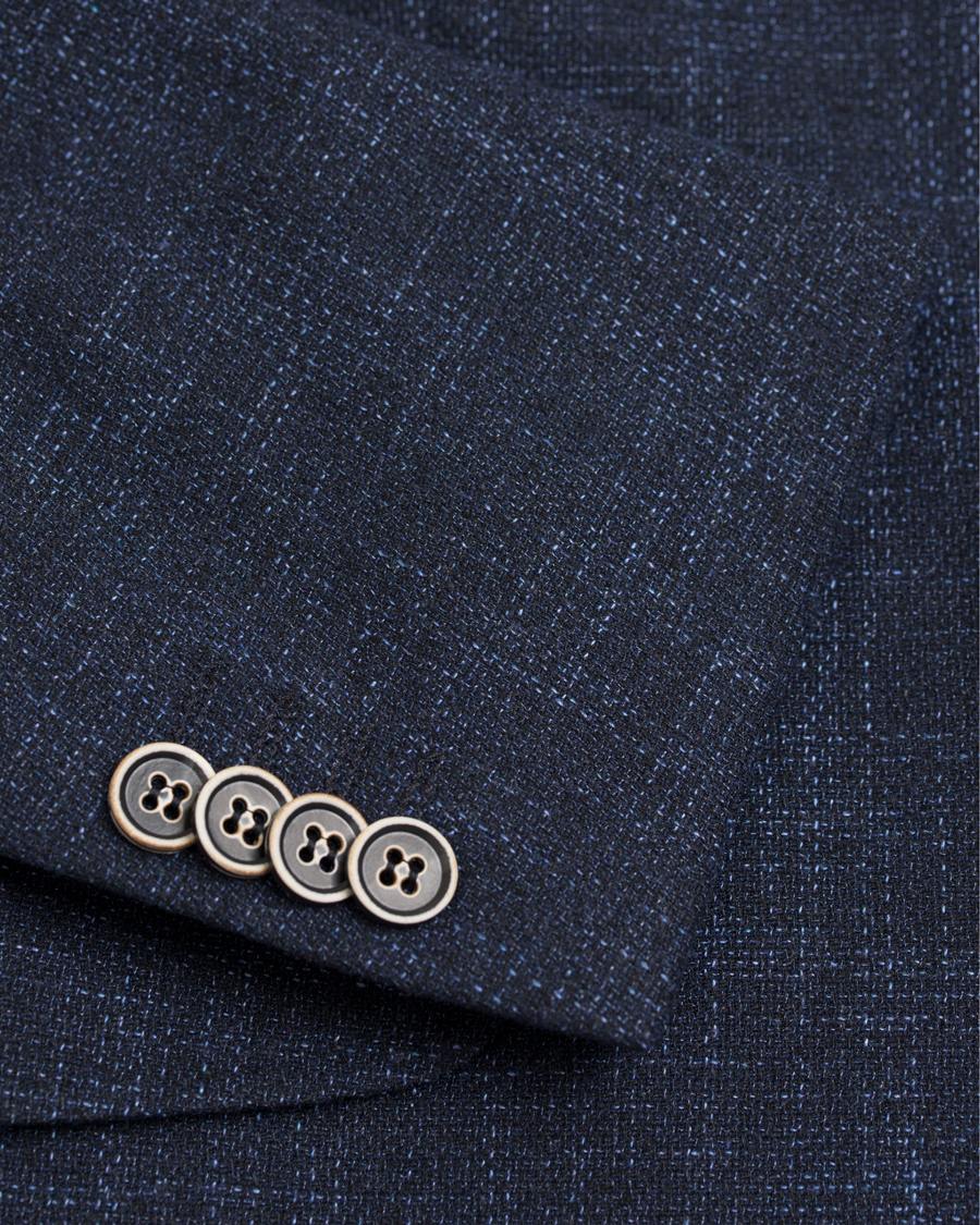 Heren | Blazers | Morris | Simon Melange Blazer Navy