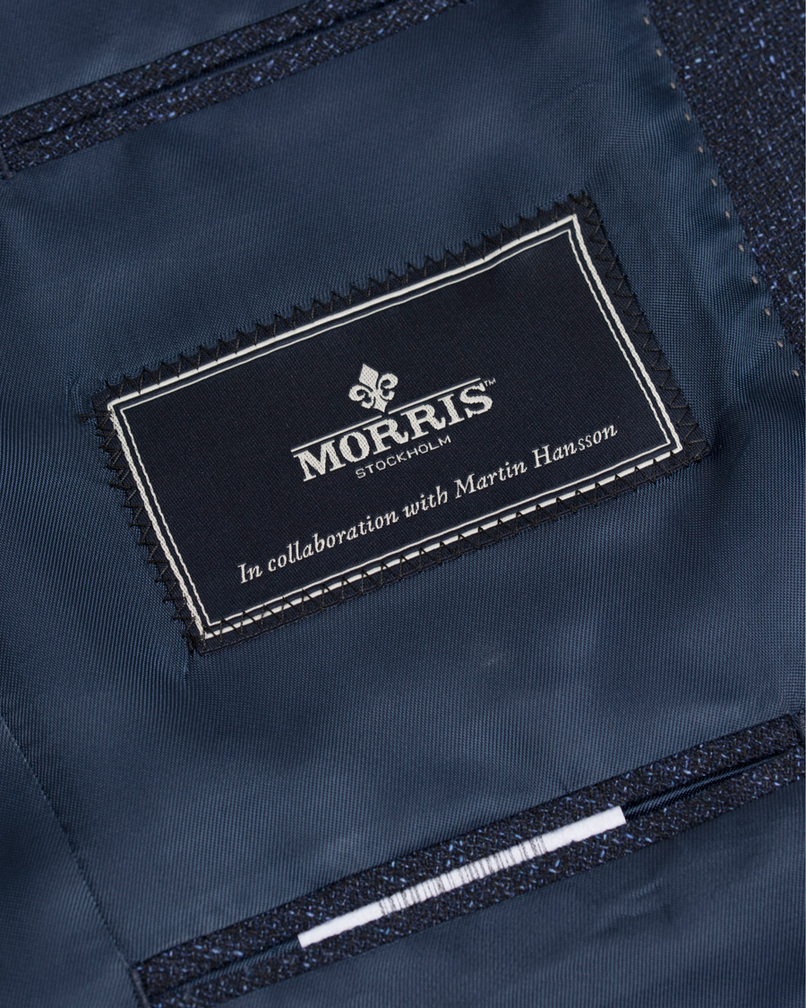 Heren | Blazers | Morris | Simon Melange Blazer Navy