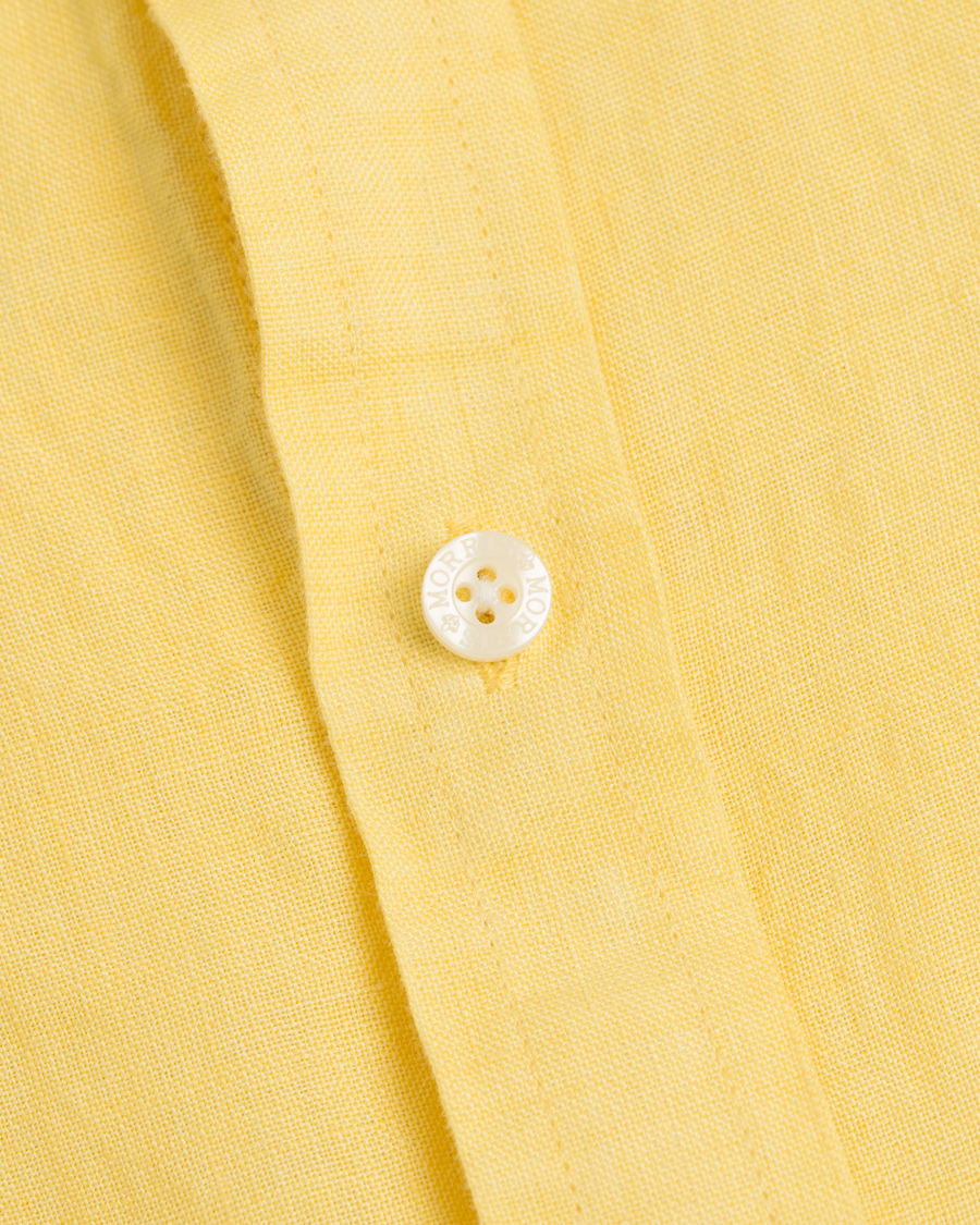 Homme | Chemises | Morris | Douglas Linen Shirt Yellow