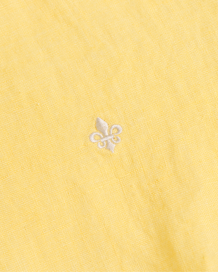 Homme | Chemises | Morris | Douglas Linen Shirt Yellow