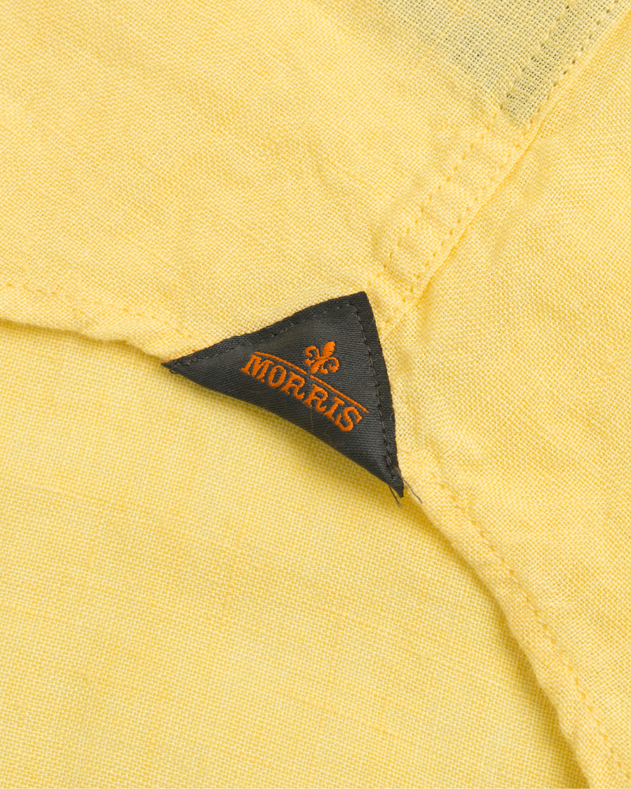Homme | Chemises | Morris | Douglas Linen Shirt Yellow