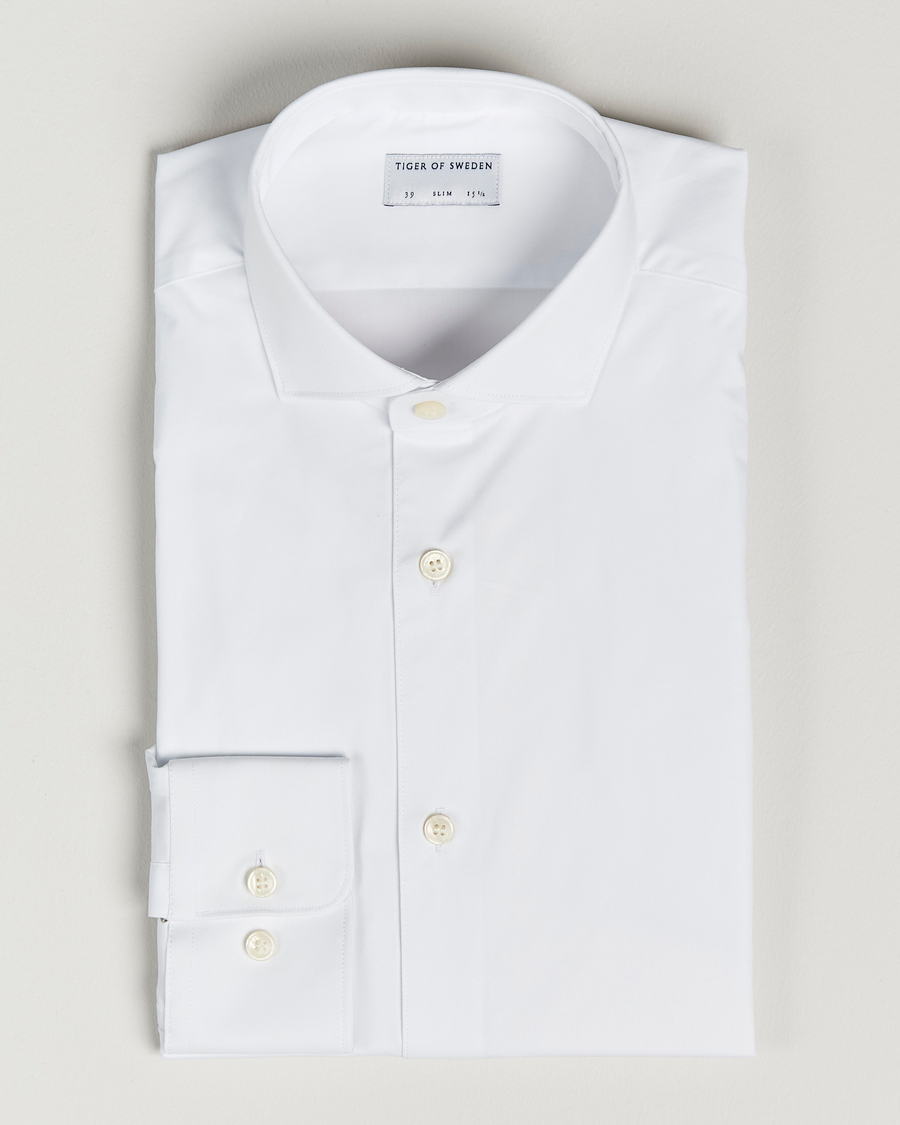 Homme | Chemises | Tiger of Sweden | Farell 5 Stretch Shirt White