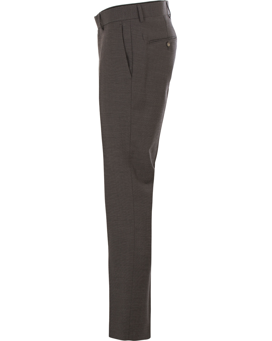 Homme | Pantalons | Tiger of Sweden | Gordon Wool Structure Trousers Dark Grey