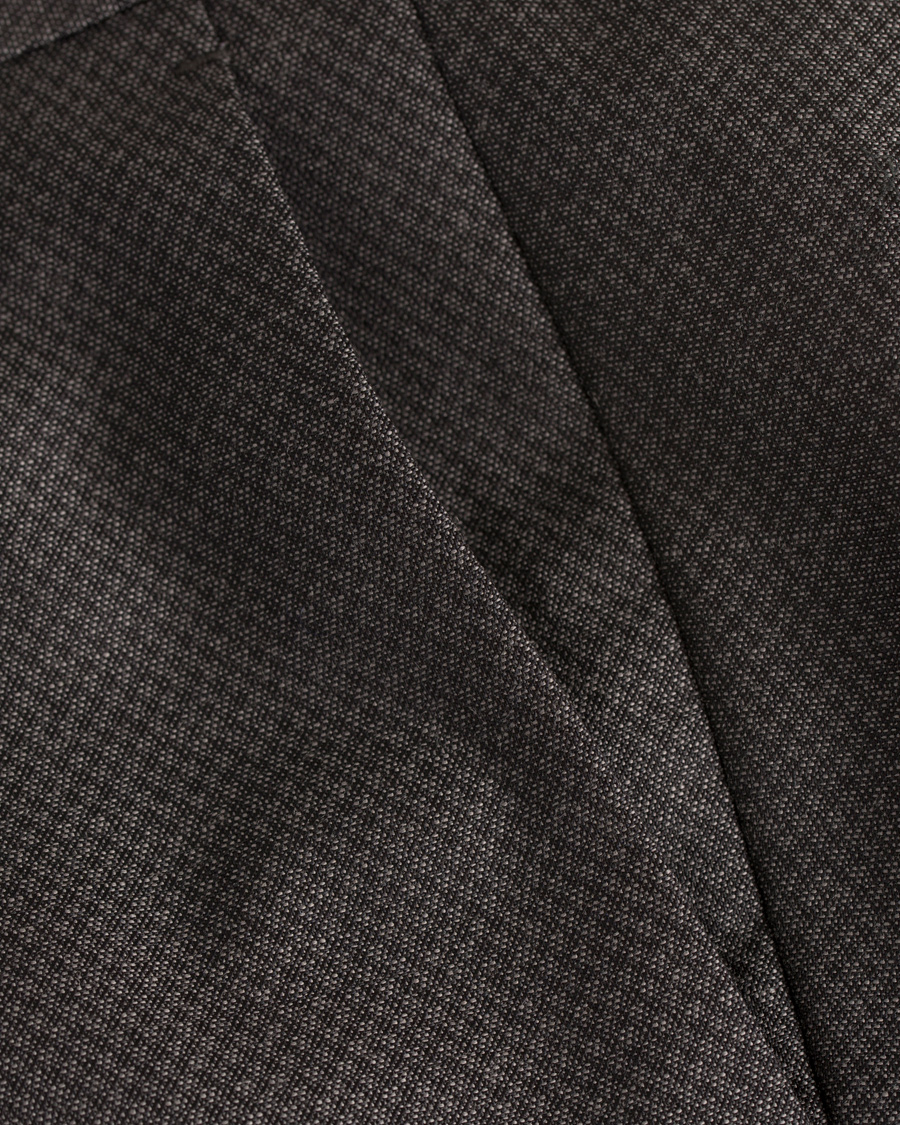 Homme | Pantalons | Tiger of Sweden | Gordon Wool Structure Trousers Dark Grey