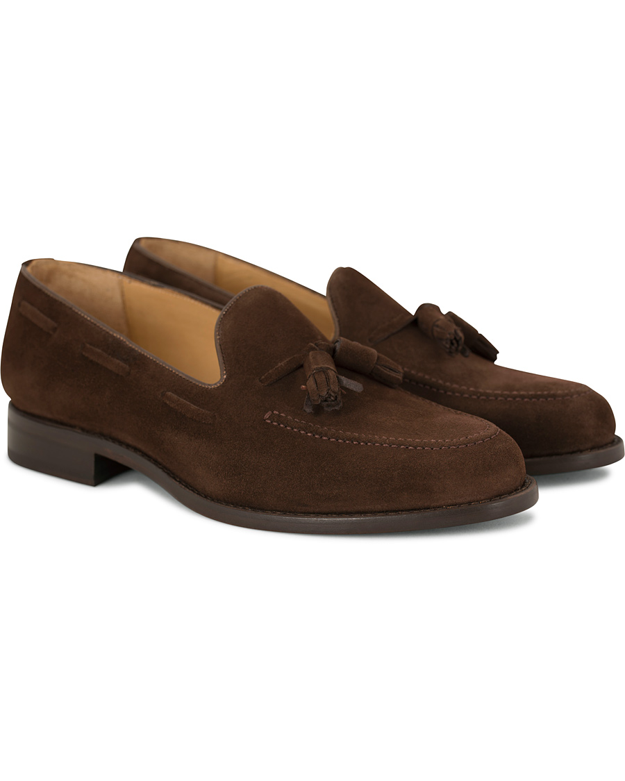 Homme | Morris Avon Tassel Loafer Brown Suede | Morris | Avon Tassel Loafer Brown Suede